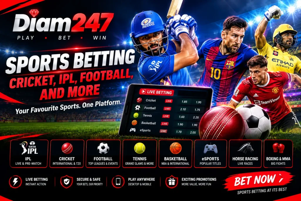 Sports betting guide covering cricket IPL football and more