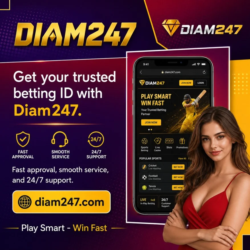Diam247 registration page for creating a new account